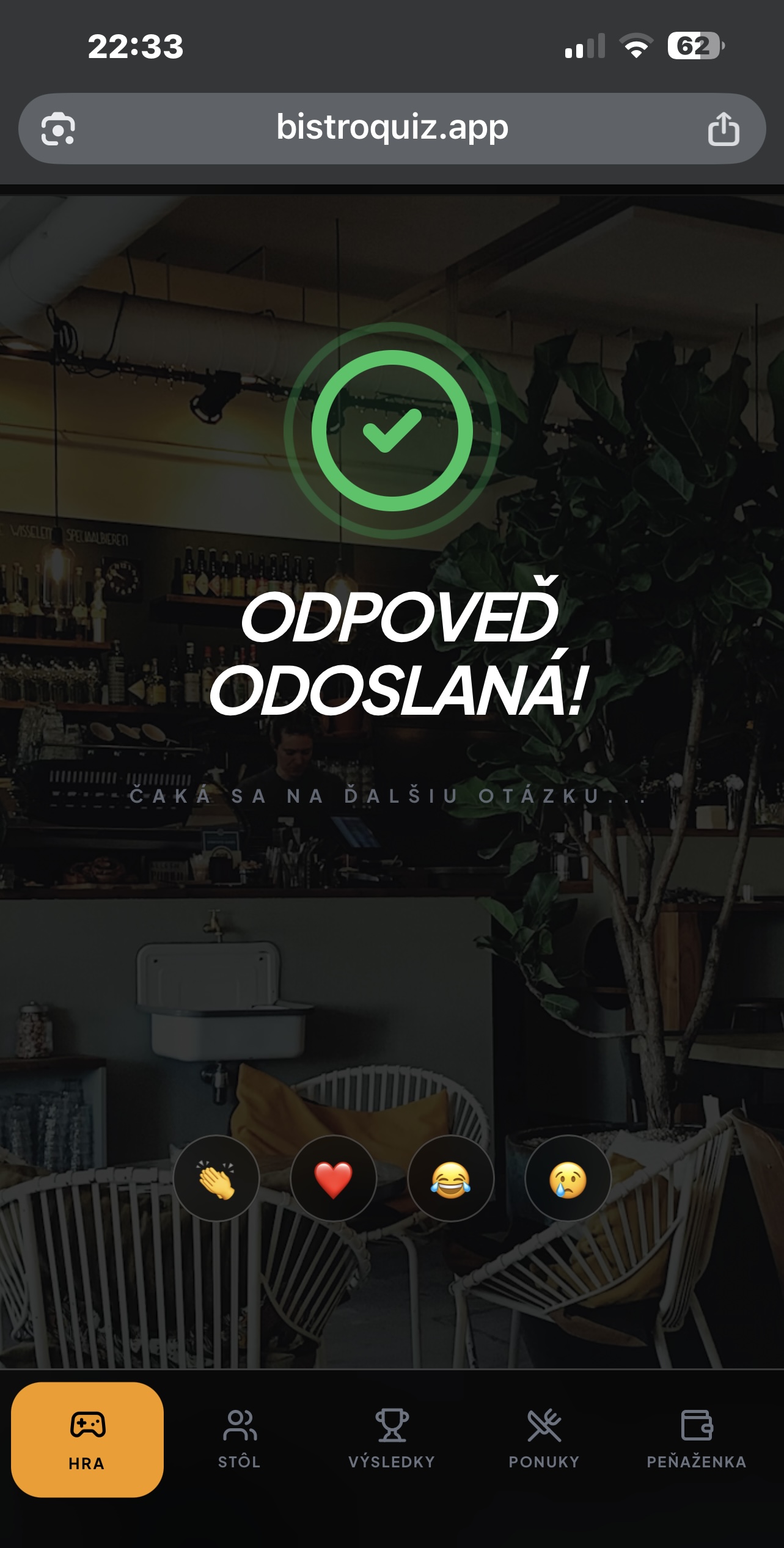 BistroQuiz Experience